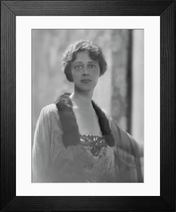 Framed Print : Mrs. A.J. Slade, portrait photograph, 1918 Oct. 10. Creator: Arnold Genthe Framed Print : Mrs. A.J. Slade, portrait photograph, 1918 Oct. 10. Creator: Arnold Genthe