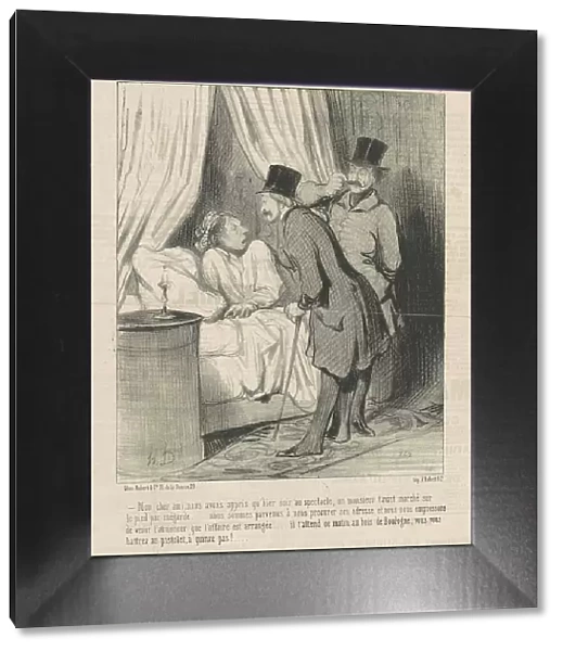 Mon cher ami, nous avons appris... 19th century. Creator: Honore Daumier