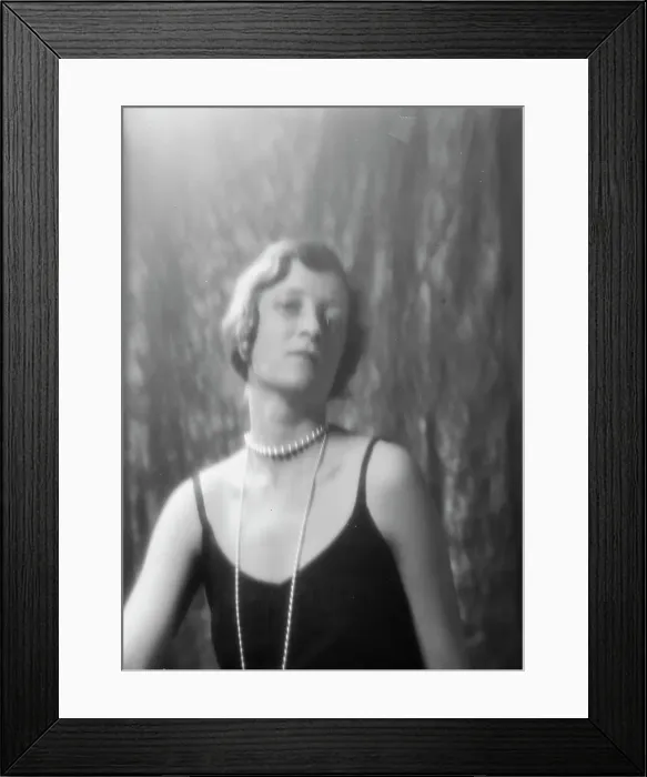 Framed Print : Morgan, D.P. Jr. Mrs. portrait photograph, 1930 Mar. or Apr. Creator: Arnold Genthe Framed Print : Morgan, D.P. Jr. Mrs. portrait photograph, 1930 Mar. or Apr. Creator: Arnold Genthe