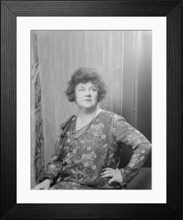 Framed Print : Mott-Smith, May, Miss, or Mrs. Mary Mott Small, portrait photograph, 1928 May 10. Creator: Arnold Genthe