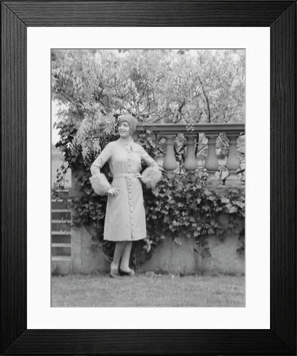 Framed Print : Moylair, Catherine, Miss, standing outdoors, 1928 Creator: Arnold Genthe Framed Print : Moylair, Catherine, Miss, standing outdoors, 1928 Creator: Arnold Genthe