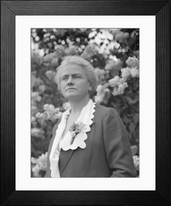 Framed Print : Noland, Charlotte, Miss, standing outdoors, 1931 May 8. Creator: Arnold Genthe Framed Print : Noland, Charlotte, Miss, standing outdoors, 1931 May 8. Creator: Arnold Genthe