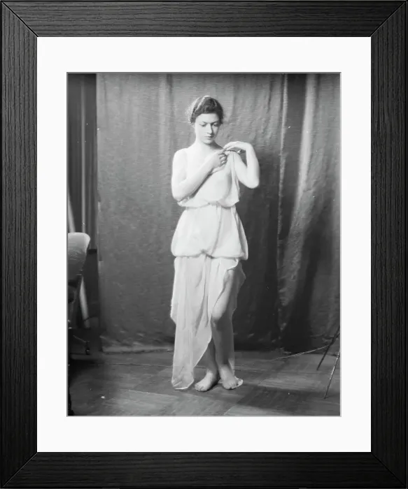 Framed Print : Powers, Betty, Miss, portrait photograph, 1929 Mar. 2. Creator: Arnold Genthe Framed Print : Powers, Betty, Miss, portrait photograph, 1929 Mar. 2. Creator: Arnold Genthe