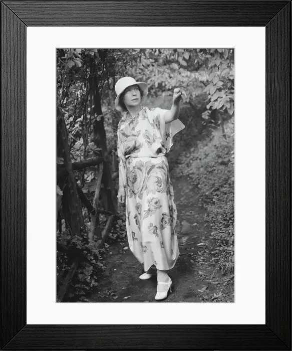 Framed Print : Stettheimer, Florine, Miss, standing outdoors, 1931 Aug. 19. Creator: Arnold Genthe Framed Print : Stettheimer, Florine, Miss, standing outdoors, 1931 Aug. 19. Creator: Arnold Genthe