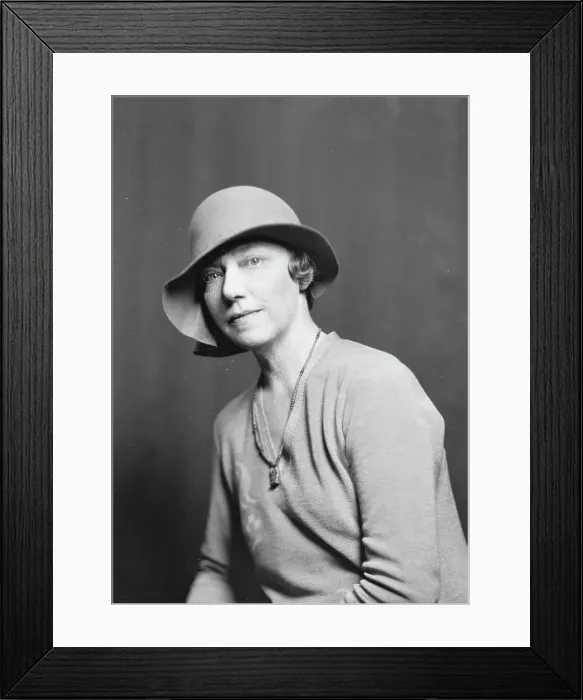 Framed Print : Stevens, George W. Mrs. portrait photograph, 1929 Jan. 9. Creator: Arnold Genthe Framed Print : Stevens, George W. Mrs. portrait photograph, 1929 Jan. 9. Creator: Arnold Genthe