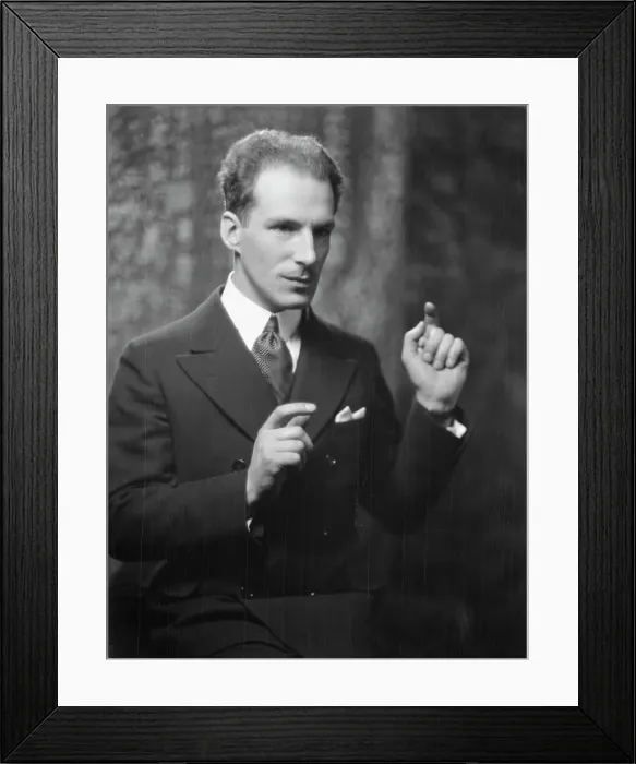 Framed Print : Theremin, Mr. portrait photograph, 1928 May 3. Creator: Arnold Genthe Framed Print : Theremin, Mr. portrait photograph, 1928 May 3. Creator: Arnold Genthe