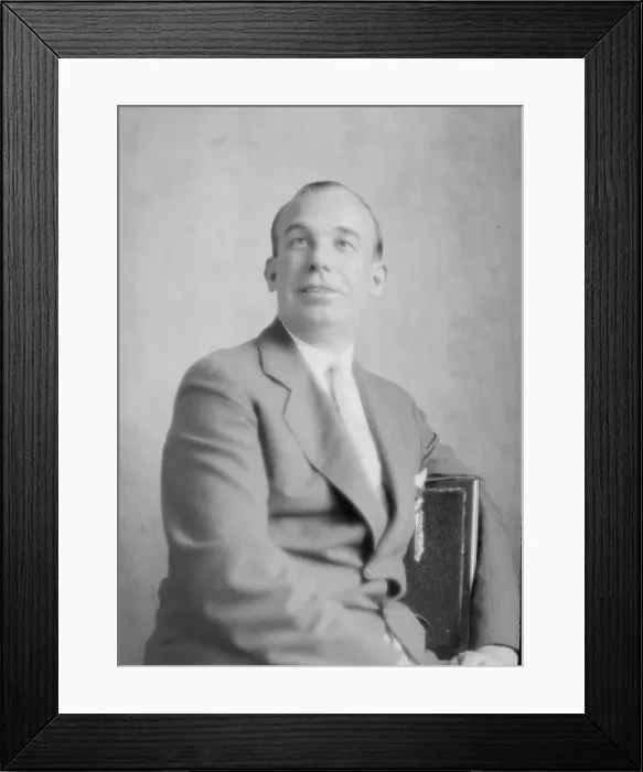 Framed Print : Unidentified man, possibly Mr. Armand T. Nichols, portrait photograph, between 1911 and 1942. Creator: Arnold Genthe Framed Print : Unidentified man, possibly Mr. Armand T. Nichols, portrait photograph, between 1911 and 1942. Creator: Arnold Genthe