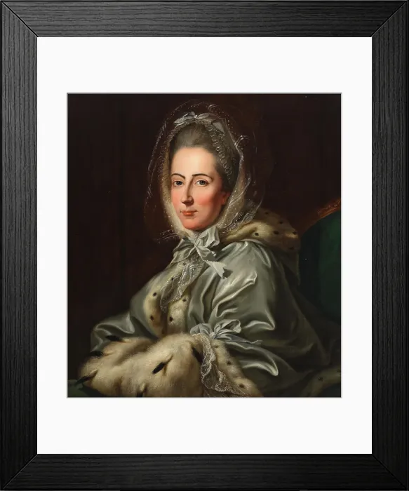 Framed Print : Portrait of Christiane Henriette, Countess Palatine of Zweibrücken-Birkenfeld...(1725-1816). Creator: Tischbein, Johann Heinrich, the Elder (1722-1789) Framed Print : Portrait of Christiane Henriette, Countess Palatine of Zweibrücken-Birkenfeld...(1725-1816). Creator: Tischbein, Johann Heinrich, the Elder (1722-1789)