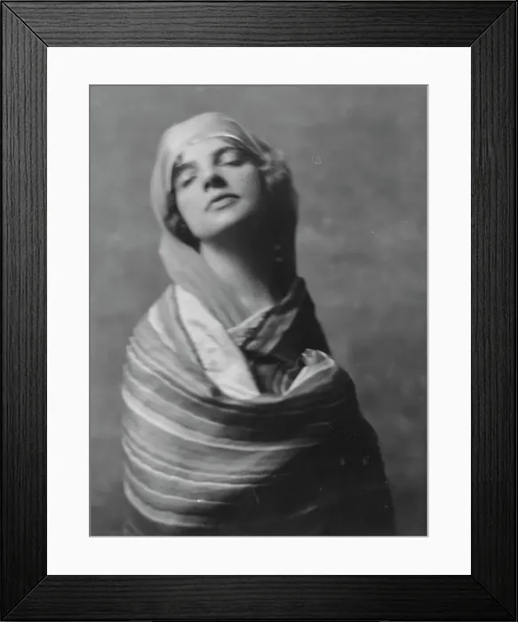 Framed Print : Allan, Maud, Miss, portrait photograph, 1916 Nov. 23. Creator: Arnold Genthe Framed Print : Allan, Maud, Miss, portrait photograph, 1916 Nov. 23. Creator: Arnold Genthe