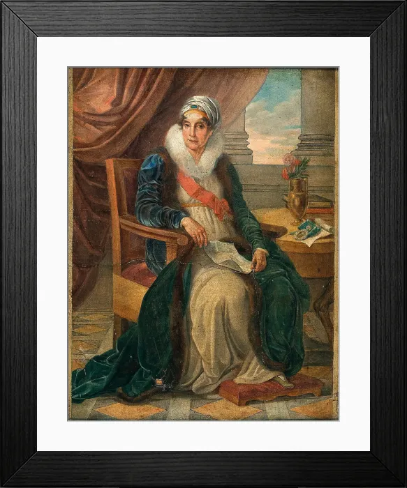 Framed Print : Portrait of Countess Catherine Petrovna Shuvalova (1743-1816), née Saltykova. Creator: Camuccini, Vincenzo (1771-1844) Framed Print : Portrait of Countess Catherine Petrovna Shuvalova (1743-1816), née Saltykova. Creator: Camuccini, Vincenzo (1771-1844)