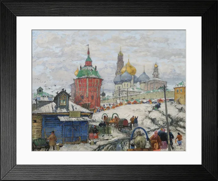 Framed Print : The Trinity Lavra of St. Sergius, 1916. Creator: Gorbatov, Konstantin Ivanovich (1876-1945) Framed Print : The Trinity Lavra of St. Sergius, 1916. Creator: Gorbatov, Konstantin Ivanovich (1876-1945)