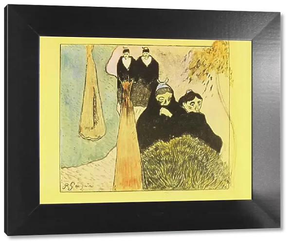 Les vieilles filles à Arles, 1889. Creator: Gauguin, Paul Eugéne Henri (1848-1903)