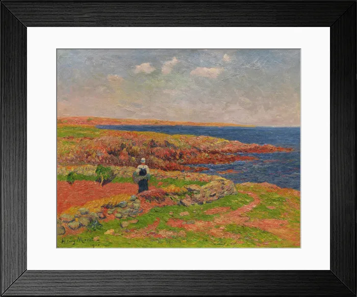 Framed Print : La baie de Merrien, 1900. Creator: Moret, Henry (1856-1913) Framed Print : La baie de Merrien, 1900. Creator: Moret, Henry (1856-1913)
