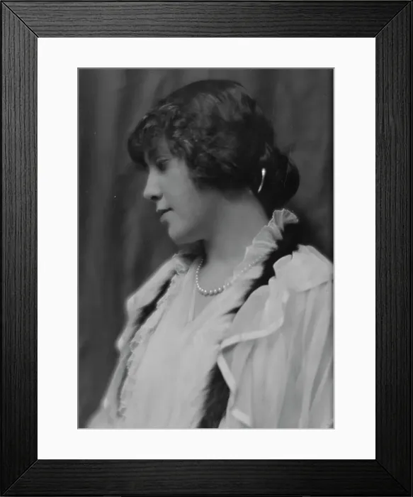 Framed Print : Alt, N. Miss (Adele), portrait photograph, 1913. Creator: Arnold Genthe Framed Print : Alt, N. Miss (Adele), portrait photograph, 1913. Creator: Arnold Genthe