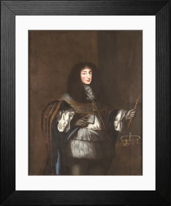 Framed Print : Portrait of Charles Emmanuel II of Savoy (1634-1675), 1673-1675. Creator: Anonymous Framed Print : Portrait of Charles Emmanuel II of Savoy (1634-1675), 1673-1675. Creator: Anonymous
