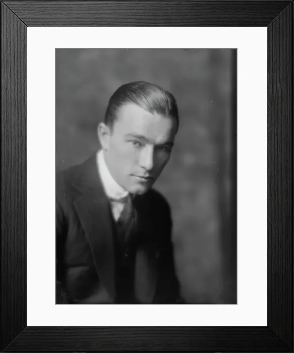 Framed Print : Armstrong, Robert, Mr. portrait photograph, 1915 June 25. Creator: Arnold Genthe