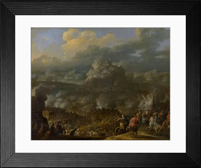 Framed Print : The Siege of Koblenz, 1688. Creator: Meiren, Jan Baptist van der (1664-1708) Framed Print : The Siege of Koblenz, 1688. Creator: Meiren, Jan Baptist van der (1664-1708)