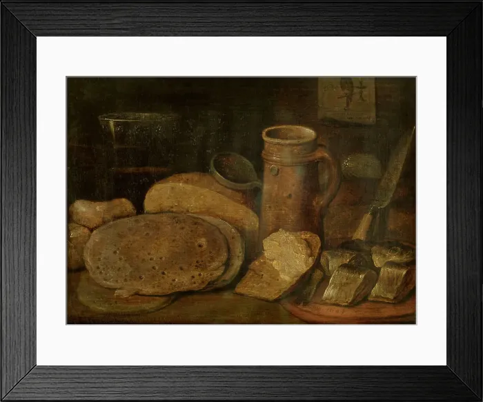 Framed Print : The Poor Man's Meal, 1607. Creator: Francken, Hieronymus II Framed Print : The Poor Man's Meal, 1607. Creator: Francken, Hieronymus II
