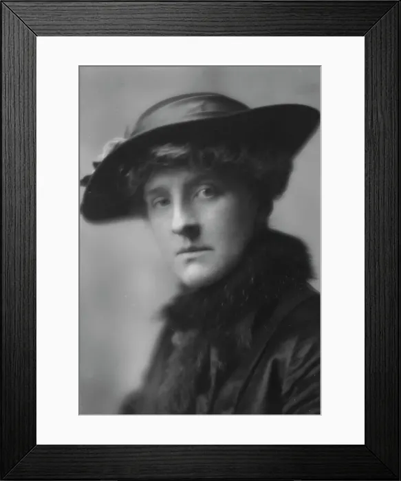 Framed Print : Bailey, Miss, portrait photograph, 1915 Feb. 17. Creator: Arnold Genthe Framed Print : Bailey, Miss, portrait photograph, 1915 Feb. 17. Creator: Arnold Genthe