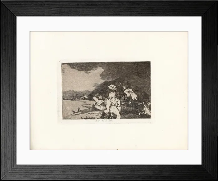 Framed Print : Los Desastres de la Guerra (The Disasters of War), Plate 6: Bien te se está (It serves... 1810s. Creator: Goya, Francisco, de (1746-1828) Framed Print : Los Desastres de la Guerra (The Disasters of War), Plate 6: Bien te se está (It serves... 1810s. Creator: Goya, Francisco, de (1746-1828)