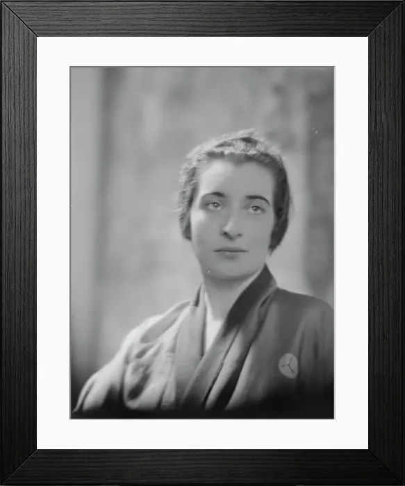 Framed Print : Baker, Alice, Miss, portrait photograph, 1917 June 4. Creator: Arnold Genthe Framed Print : Baker, Alice, Miss, portrait photograph, 1917 June 4. Creator: Arnold Genthe