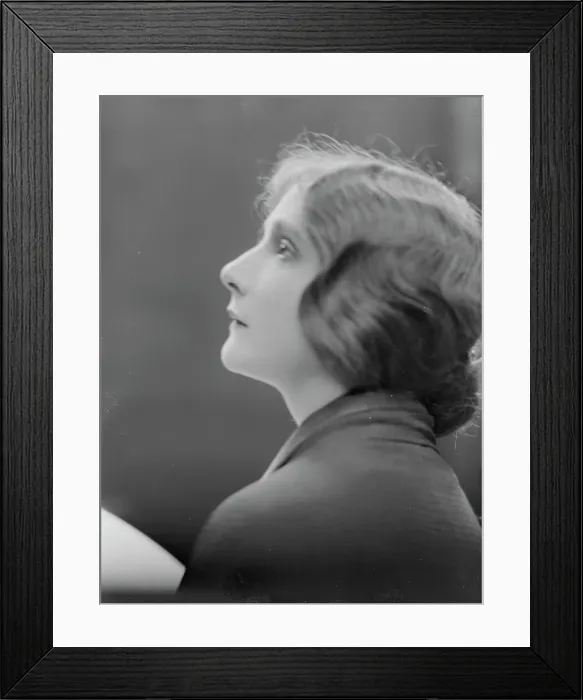 Framed Print : Ballin, Hugo, Mrs. portrait photograph, 1917 or 1918. Creator: Arnold Genthe Framed Print : Ballin, Hugo, Mrs. portrait photograph, 1917 or 1918. Creator: Arnold Genthe