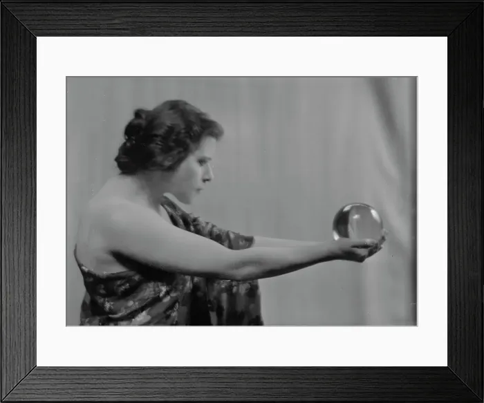 Framed Print : Bara, Theda, Miss, portrait photograph, 1916 Nov. 11. Creator: Arnold Genthe Framed Print : Bara, Theda, Miss, portrait photograph, 1916 Nov. 11. Creator: Arnold Genthe