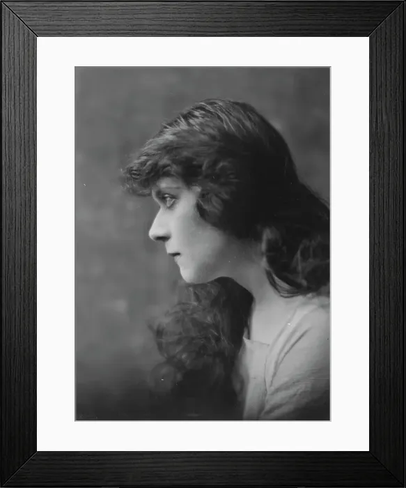 Framed Print : Bara, Theda, Miss, portrait photograph, 1916 Nov. 11. Creator: Arnold Genthe Framed Print : Bara, Theda, Miss, portrait photograph, 1916 Nov. 11. Creator: Arnold Genthe