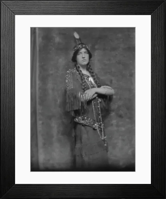 Framed Print : Barhyte, Marion, Miss, portrait photograph, 1914 Feb. 25. Creator: Arnold Genthe Framed Print : Barhyte, Marion, Miss, portrait photograph, 1914 Feb. 25. Creator: Arnold Genthe