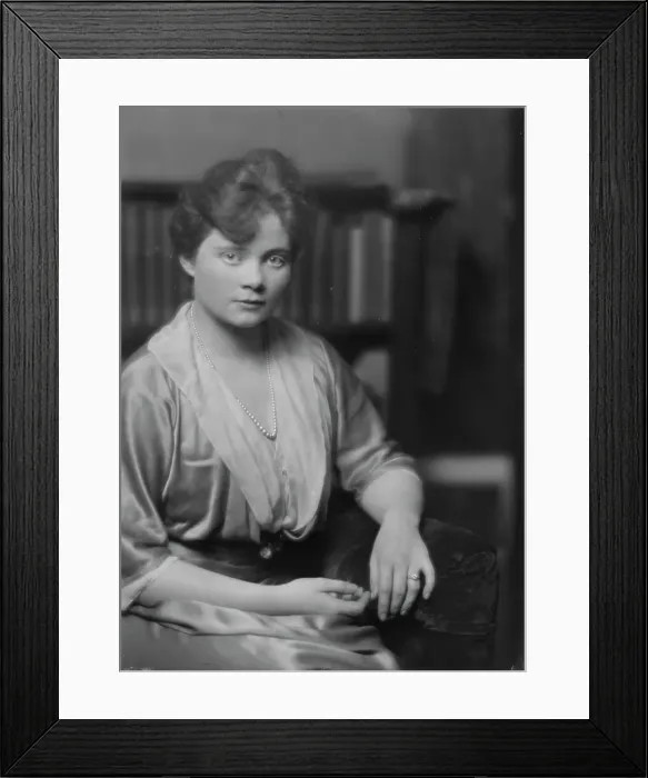 Framed Print : Barker, Kathryn, Miss, portrait photograph, 1914 Dec. 4. Creator: Arnold Genthe Framed Print : Barker, Kathryn, Miss, portrait photograph, 1914 Dec. 4. Creator: Arnold Genthe