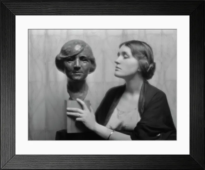 Framed Print : Barnwell, Mrs. portrait photograph, 1913. Creator: Arnold Genthe Framed Print : Barnwell, Mrs. portrait photograph, 1913. Creator: Arnold Genthe