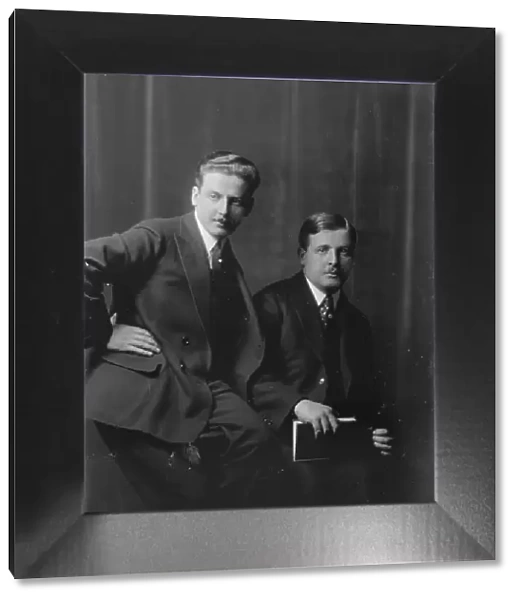Baumgarten, Messrs. portrait photograph, 1917 Nov. 5. Creator: Arnold Genthe