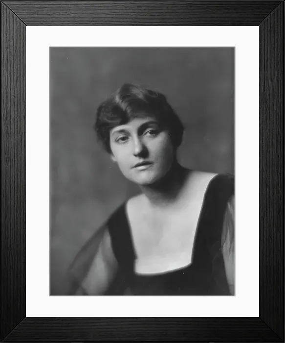 Framed Print : Bernstein, Theodore, Mrs. portrait photograph, 1916. Creator: Arnold Genthe Framed Print : Bernstein, Theodore, Mrs. portrait photograph, 1916. Creator: Arnold Genthe