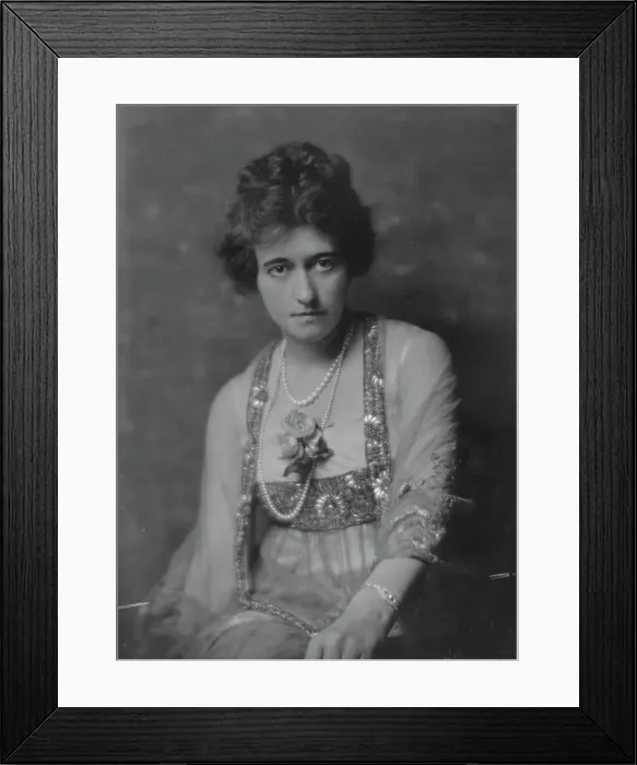 Framed Print : Biddle, A.J. Drexel, Mrs. portrait photograph, 1916 Nov. 20. Creator: Arnold Genthe Framed Print : Biddle, A.J. Drexel, Mrs. portrait photograph, 1916 Nov. 20. Creator: Arnold Genthe