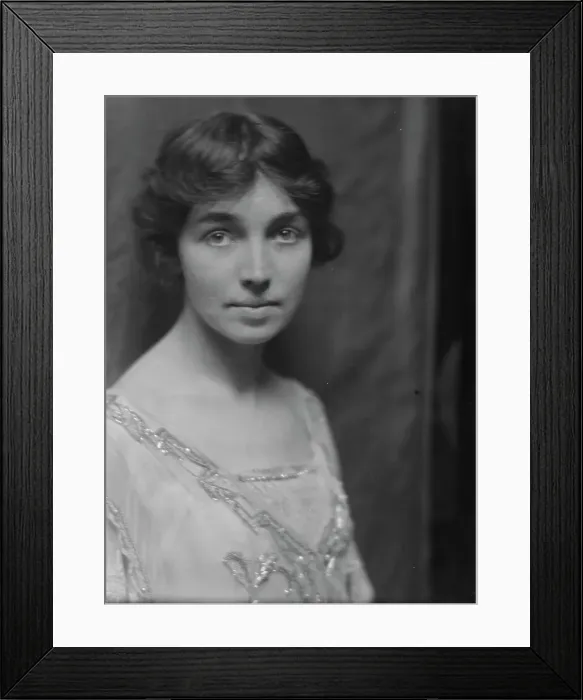 Framed Print : Birmingham, Alma, Miss, portrait photograph, 1914 Jan. 10. Creator: Arnold Genthe Framed Print : Birmingham, Alma, Miss, portrait photograph, 1914 Jan. 10. Creator: Arnold Genthe