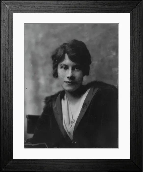 Framed Print : Black, H.N. Miss, portrait photograph, not before 1916. Creator: Arnold Genthe Framed Print : Black, H.N. Miss, portrait photograph, not before 1916. Creator: Arnold Genthe