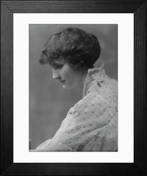 Framed Print : Black, Mareta, Miss, portrait photograph, 1914 Apr. 16. Creator: Arnold Genthe Framed Print : Black, Mareta, Miss, portrait photograph, 1914 Apr. 16. Creator: Arnold Genthe