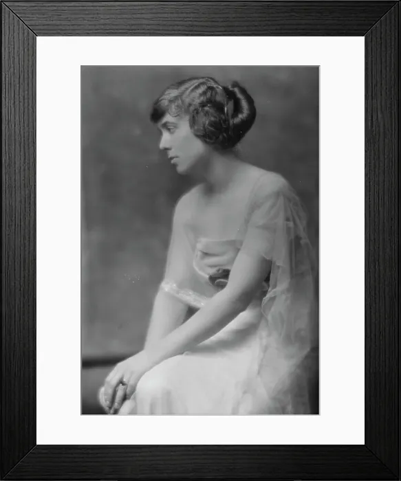 Framed Print : Blair, Lucy, Miss, portrait photograph, 1914 Apr. 12. Creator: Arnold Genthe Framed Print : Blair, Lucy, Miss, portrait photograph, 1914 Apr. 12. Creator: Arnold Genthe