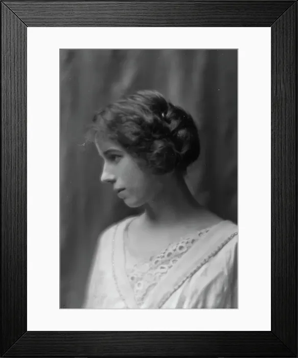 Framed Print : Blair, Sophia, Miss, portrait photograph, 1912 July 5. Creator: Arnold Genthe Framed Print : Blair, Sophia, Miss, portrait photograph, 1912 July 5. Creator: Arnold Genthe