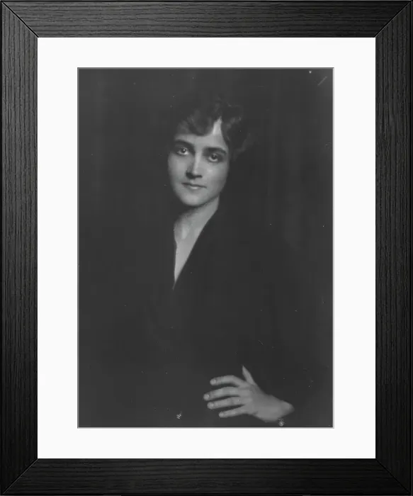 Framed Print : Blanc, Adele, Miss, portrait photograph, 1916 Mar. 22. Creator: Arnold Genthe