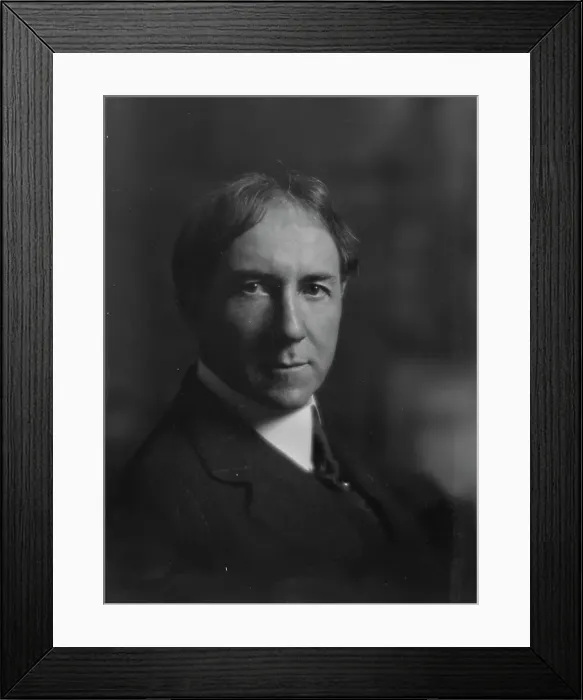 Framed Print : Bosworth, William Welles, Mr. portrait photograph, between 1916 and 1918. Creator: Arnold Genthe Framed Print : Bosworth, William Welles, Mr. portrait photograph, between 1916 and 1918. Creator: Arnold Genthe