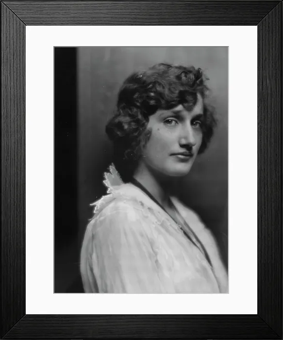 Framed Print : Bouvier, Edith Ewing, Miss (Mrs. J.V. Bonner), portrait photograph, ca. 1913. Creator: Arnold Genthe Framed Print : Bouvier, Edith Ewing, Miss (Mrs. J.V. Bonner), portrait photograph, ca. 1913. Creator: Arnold Genthe
