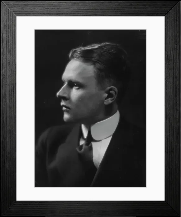 Framed Print : Brackett, Charles W. Mr. portrait photograph, 1915. Creator: Arnold Genthe Framed Print : Brackett, Charles W. Mr. portrait photograph, 1915. Creator: Arnold Genthe