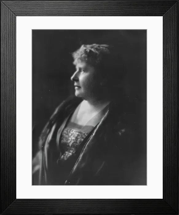 Framed Print : Brackett, Edgar L. Mrs. portrait photograph, 1917 Oct. 10. Creator: Arnold Genthe Framed Print : Brackett, Edgar L. Mrs. portrait photograph, 1917 Oct. 10. Creator: Arnold Genthe