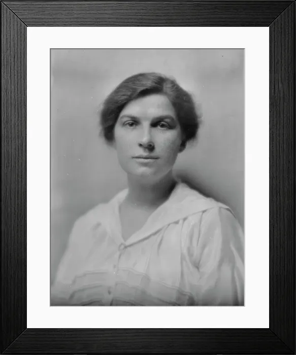 Framed Print : Bradford, L.J. Miss, portrait photograph, 1916 or 1917. Creator: Arnold Genthe Framed Print : Bradford, L.J. Miss, portrait photograph, 1916 or 1917. Creator: Arnold Genthe
