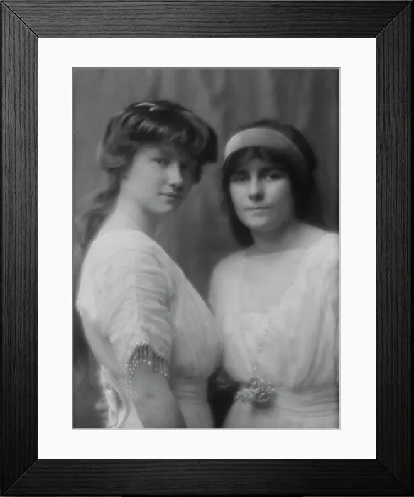 Framed Print : Brenon, Juliet and Aileen, Misses, portrait photograph, 1912 or 1913. Creator: Arnold Genthe Framed Print : Brenon, Juliet and Aileen, Misses, portrait photograph, 1912 or 1913. Creator: Arnold Genthe