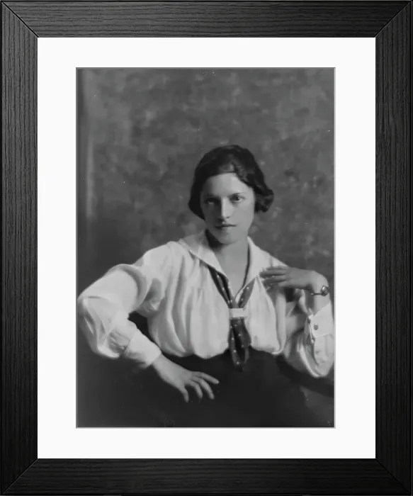Framed Print : Brethman, Alla, Miss, portrait photograph, 1917 Sept. 29. Creator: Arnold Genthe Framed Print : Brethman, Alla, Miss, portrait photograph, 1917 Sept. 29. Creator: Arnold Genthe