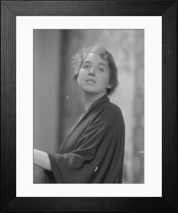 Framed Print : Brn, Florence, Miss, or Ben, Florence, Miss, portrait photograph, 1915 Mar. 10. Creator: Arnold Genthe Framed Print : Brn, Florence, Miss, or Ben, Florence, Miss, portrait photograph, 1915 Mar. 10. Creator: Arnold Genthe