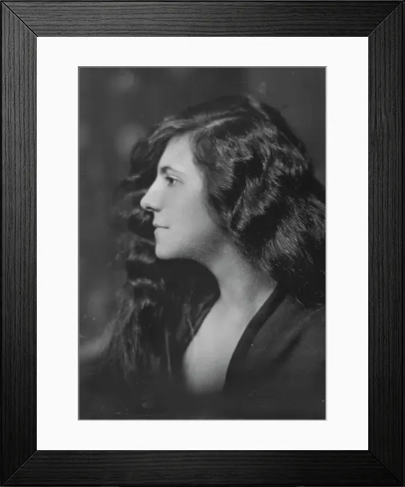 Framed Print : Brooks, Anita, Miss, portrait photograph, 1917 or 1918. Creator: Arnold Genthe Framed Print : Brooks, Anita, Miss, portrait photograph, 1917 or 1918. Creator: Arnold Genthe