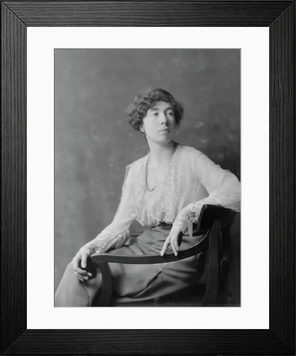 Framed Print : Bruce, M. Miss, portrait photograph, 1917 Apr. 17. Creator: Arnold Genthe Framed Print : Bruce, M. Miss, portrait photograph, 1917 Apr. 17. Creator: Arnold Genthe